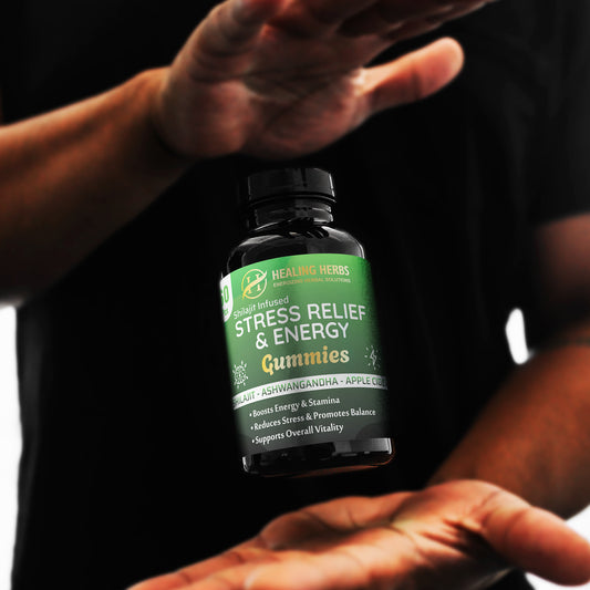Shilajit Stress Relief & Energy Gummies