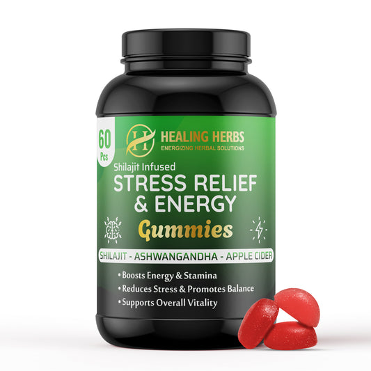 Shilajit Stress Relief & Energy Gummies